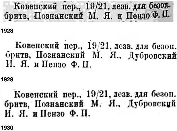 Весь Ленинград, 1928 - 1930