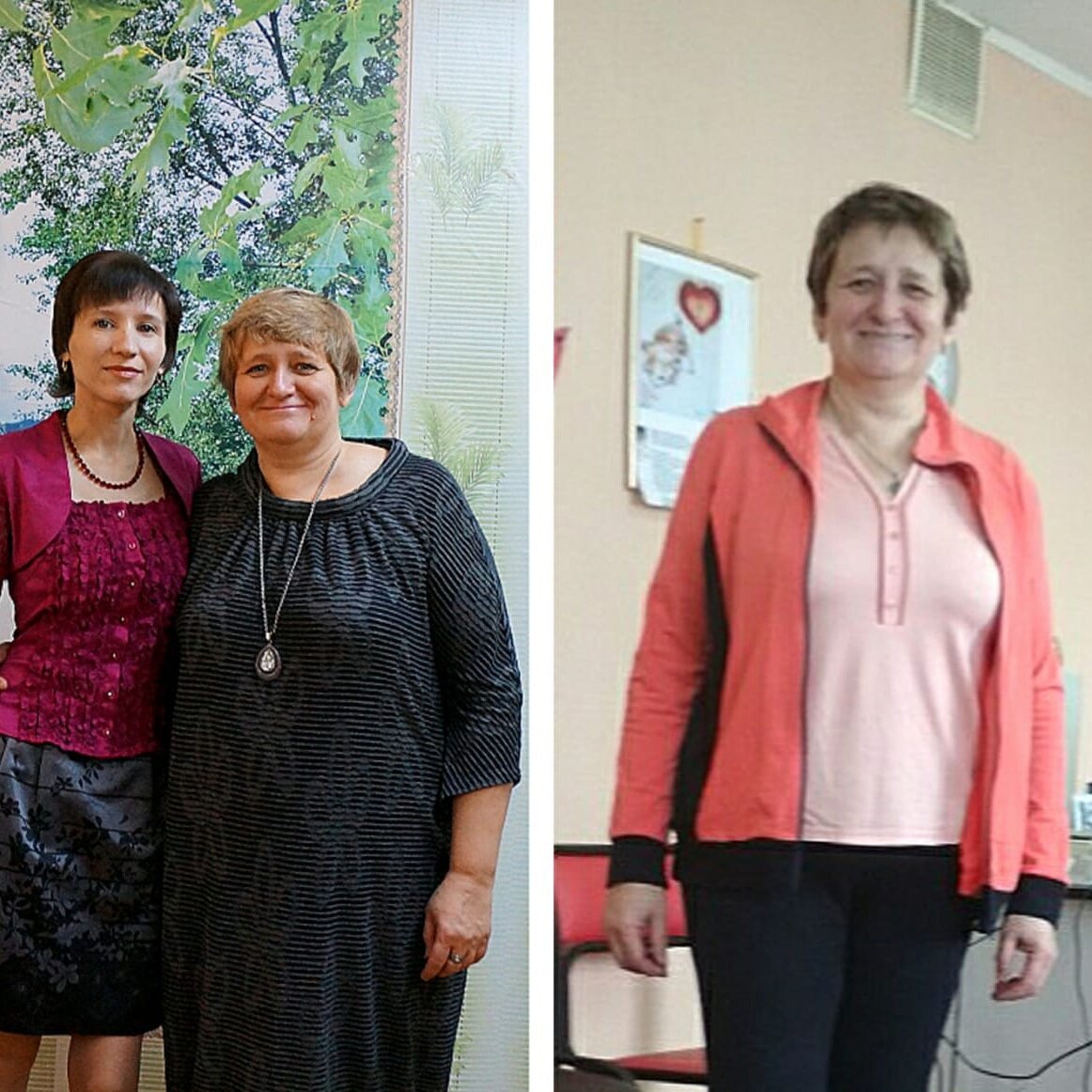                         на фото я до занятий нейротрансформингом и после 