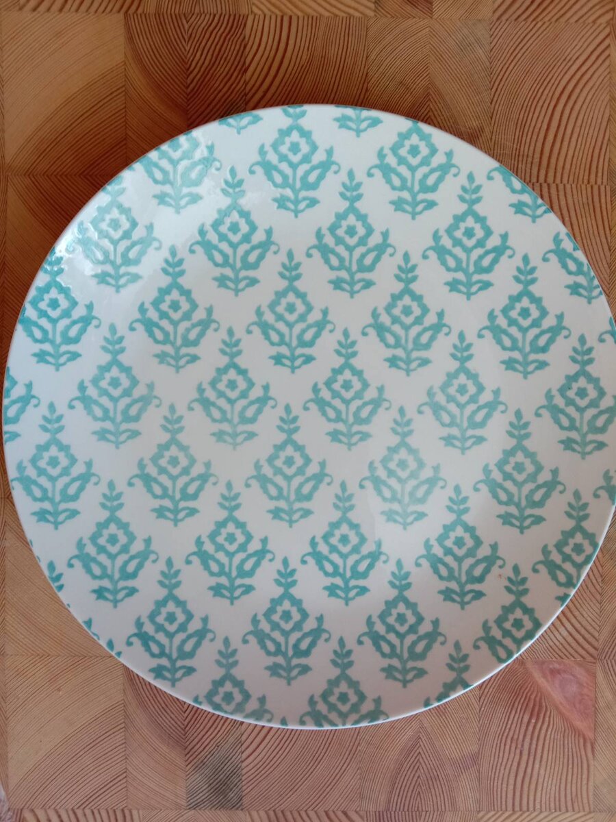 плоская тарелка