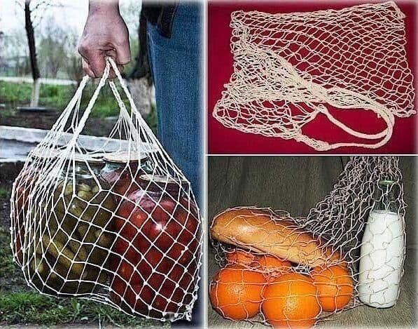 В магазин ходили с авоськой. Никаких пакетов! Торба или авоська всегда выручали)