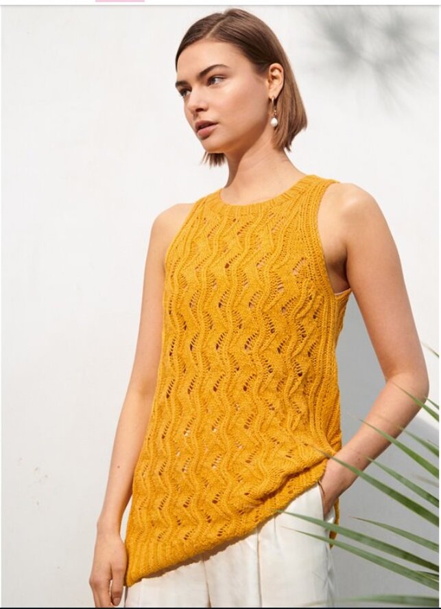 Длинный летний топ