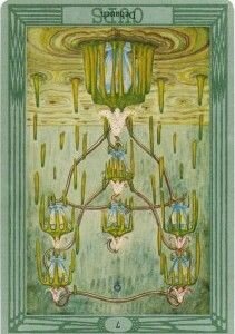  Желаемое. 7 кубков, перевернутая