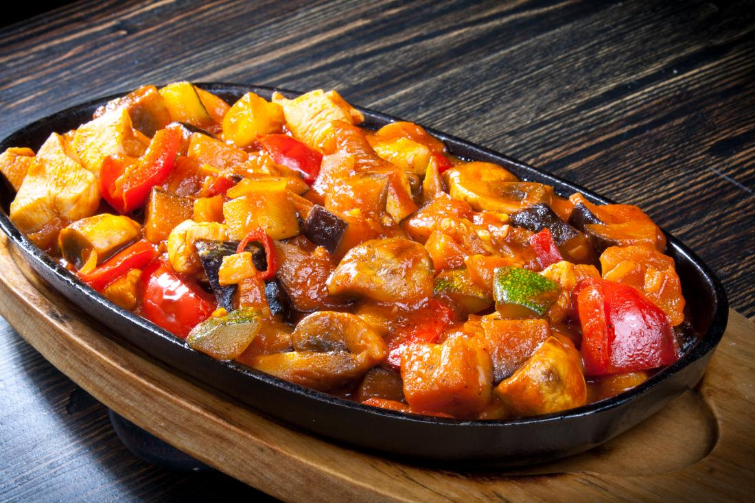 Рататуй с куриной грудкой