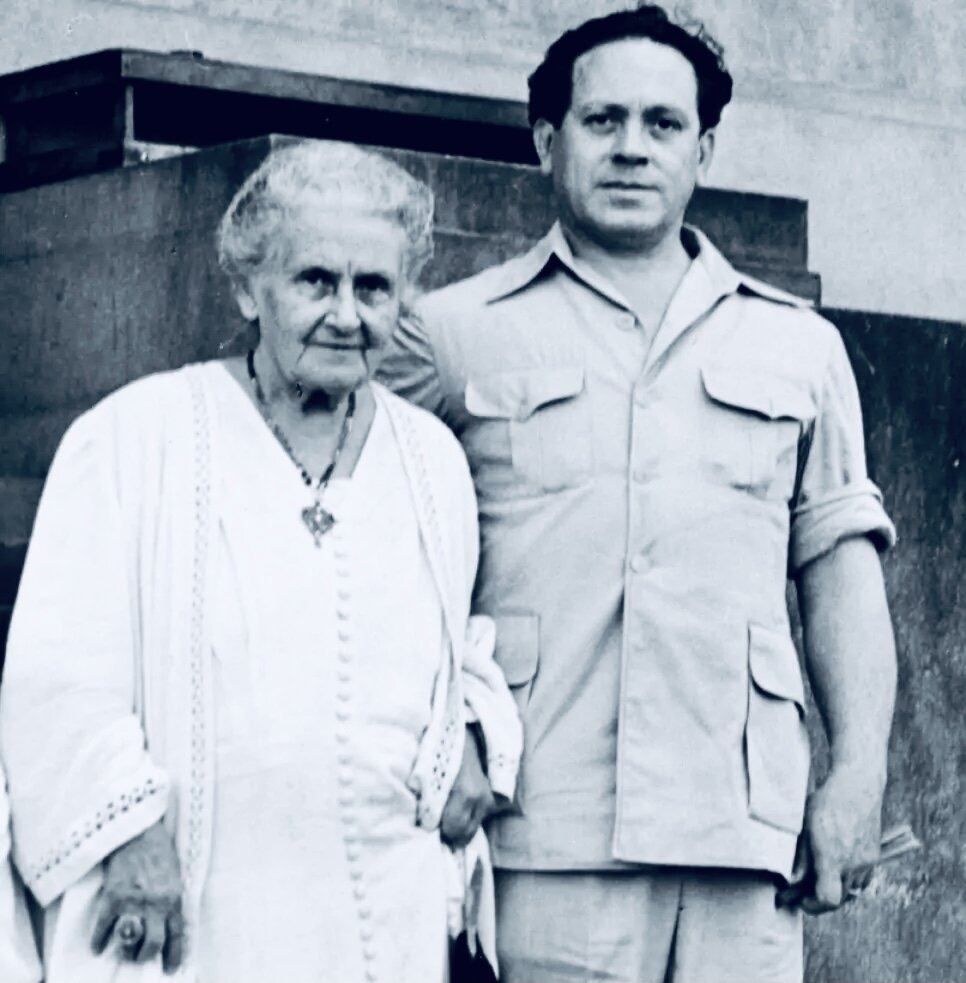 Мария и Марио Монтессори 