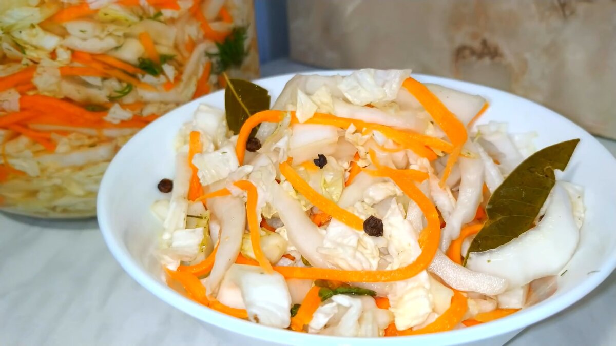Обалденная Закуска из Пекинской Капусты! Как Вкусно Мариновать?