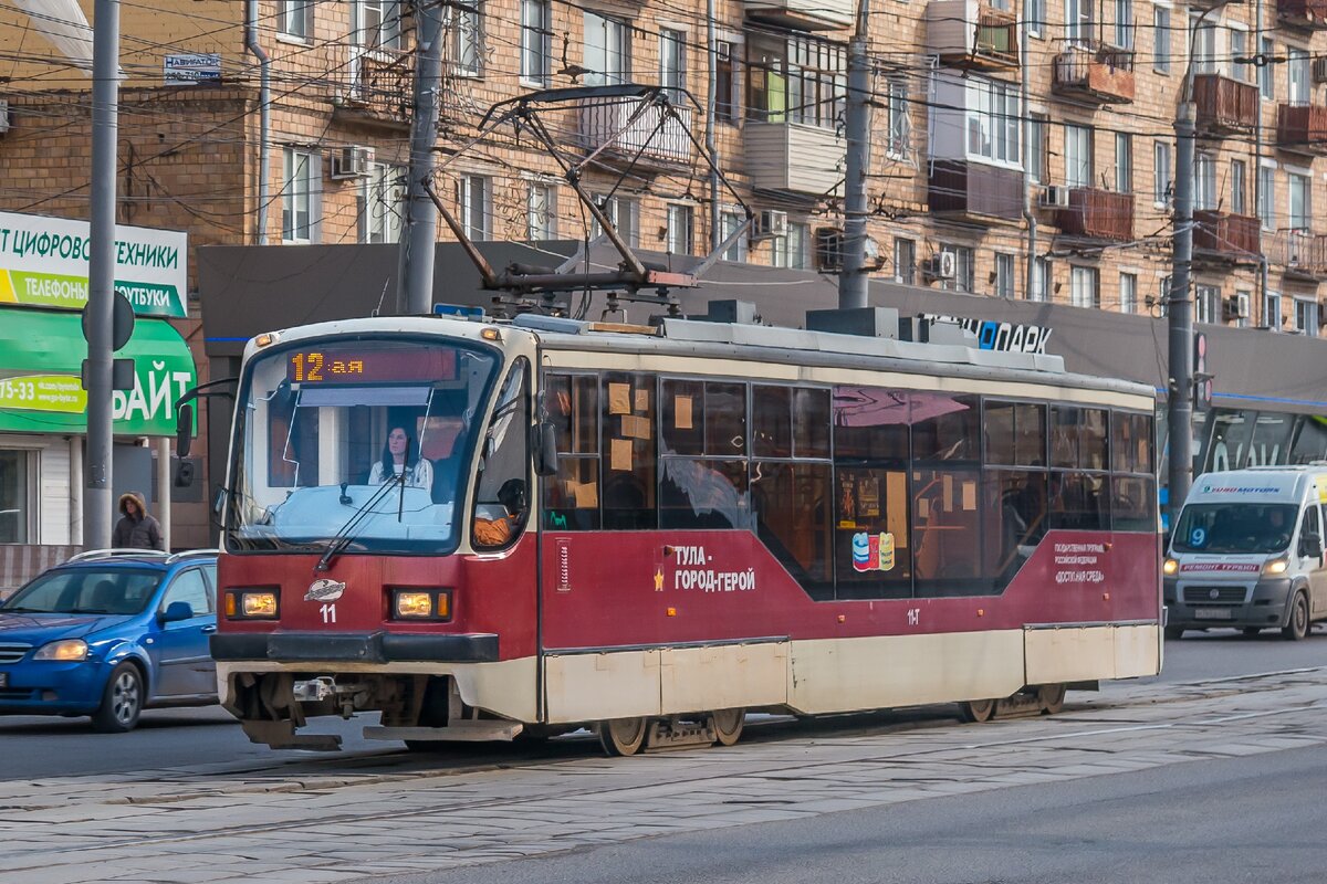 Трамвайный вагон 71-407. Тульская версия | Записки туляка обо всем | Дзен