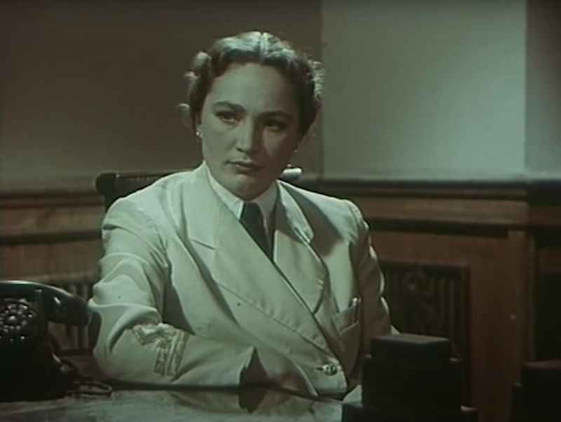 Кадр из фильма "Екатерина Воронина". Людмила Хитяева в роли Екатерины Ворониной