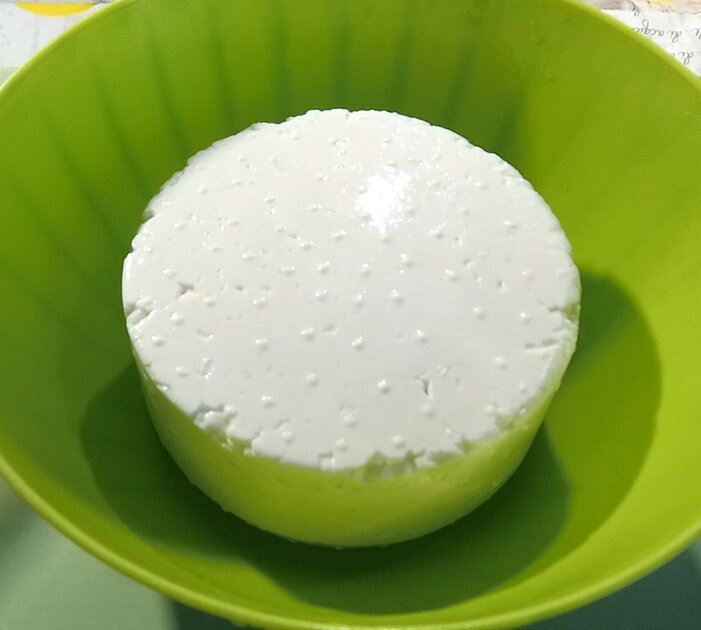 Головка сыра качотта. Фото автора.