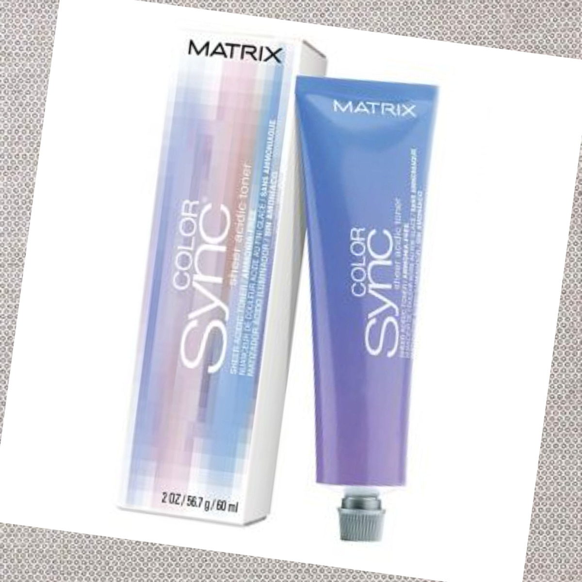 Так выглядит краситель Matrix Color Sync тонер на кислотной основе. Объём 60 мл., есть 90 мл.