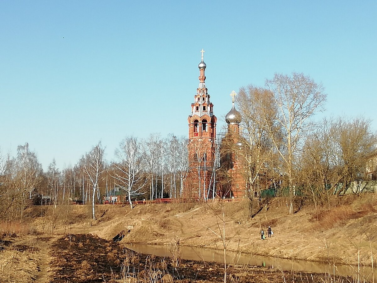 Три церкви. Пироговское водохранилище Подмосковье | БАБКА НА УАЗИКЕ | Дзен