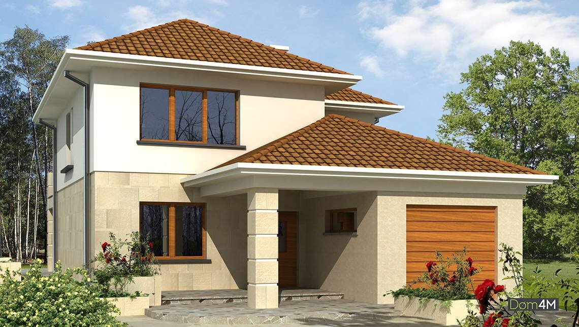 4М510 Двухэтажный дом фото 1