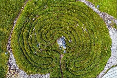 Каменные лабиринты на Большом Заяцком острове — это группа из 13 или 14 лабиринтов (невысоких спиралевидных каменных выкладок круглой или овальной формы, с диаметром от 3 до 20 метров) на Большом Заяцком острове, одном из Соловецких островов в Архангельской области в России. 