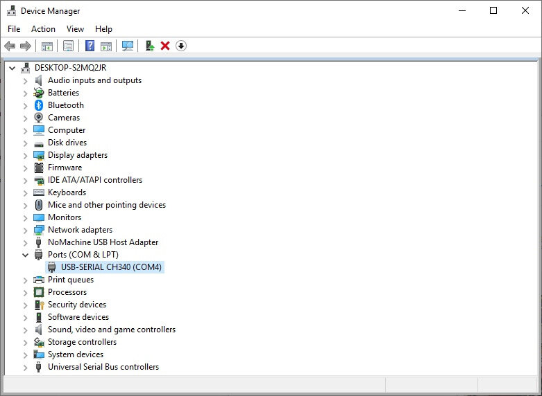 как видим встало все на COM4 
