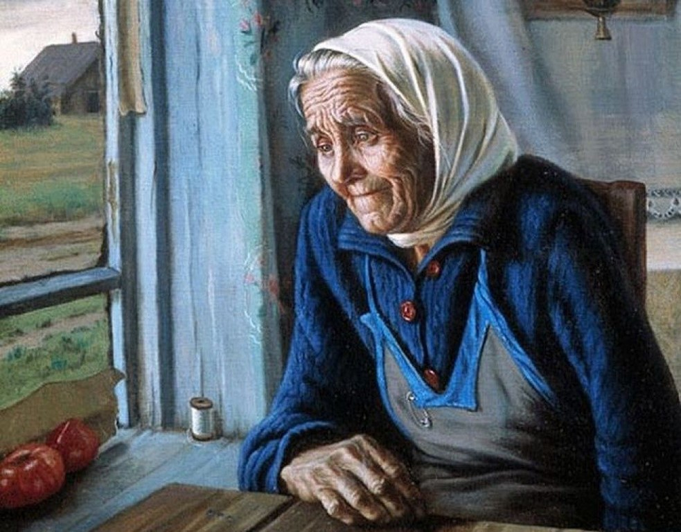 Картина Шилова зацвел багульник. Старушка мать. Старушка у окна. Старенькая мама. Исцеление произведение читать