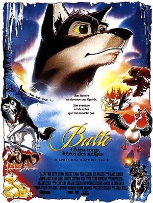 Постер к мультфильму "Балто", 1995. Картинка из интернета