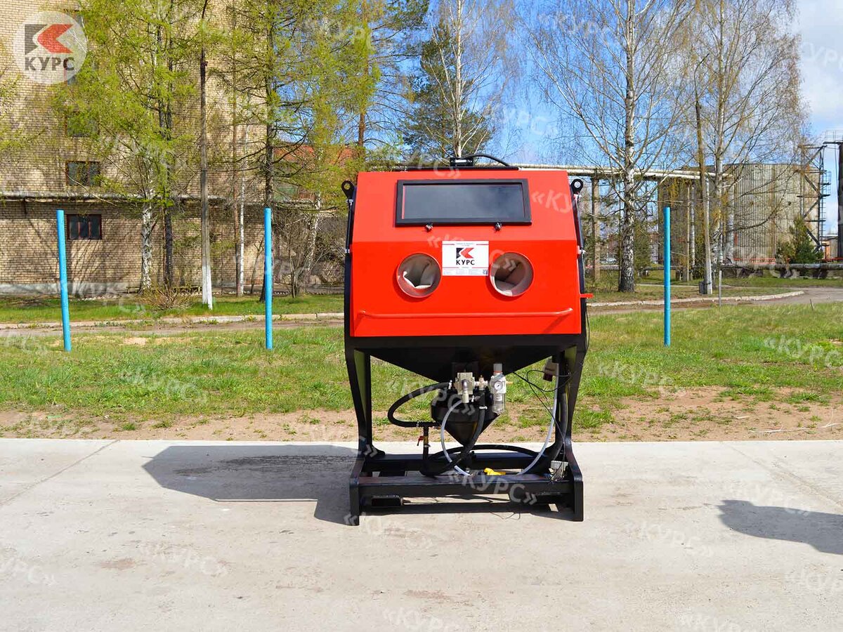 Напорная пескоструйная камера