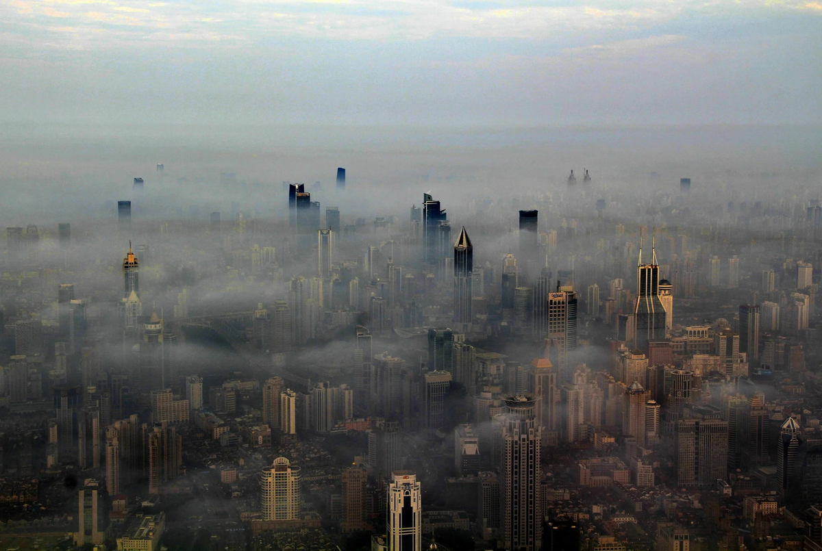 Шанхай смог