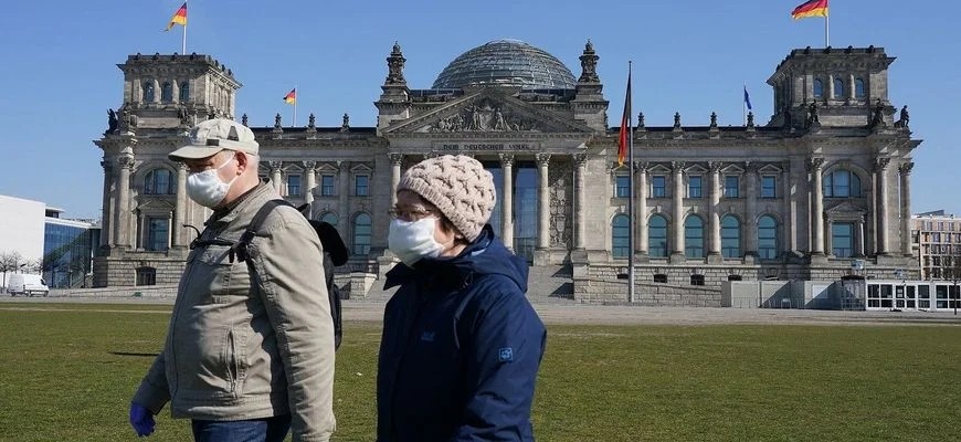 Люди в Германии во время Covid-19, novostipmr.com