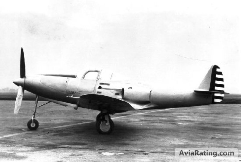 Первый прототип XP-39 модель 4