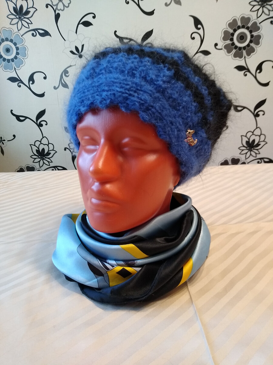 Зимняя шапка - двойная.