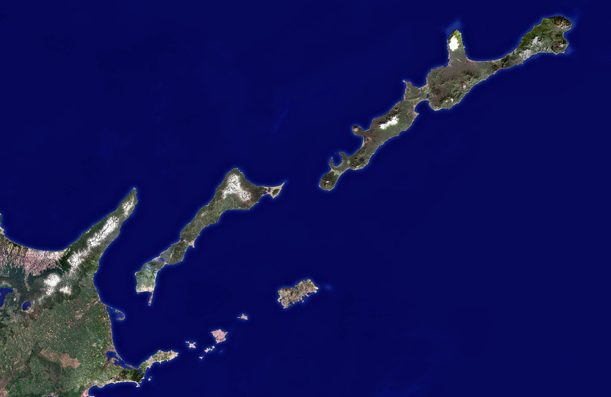 курильские острова фото сверху