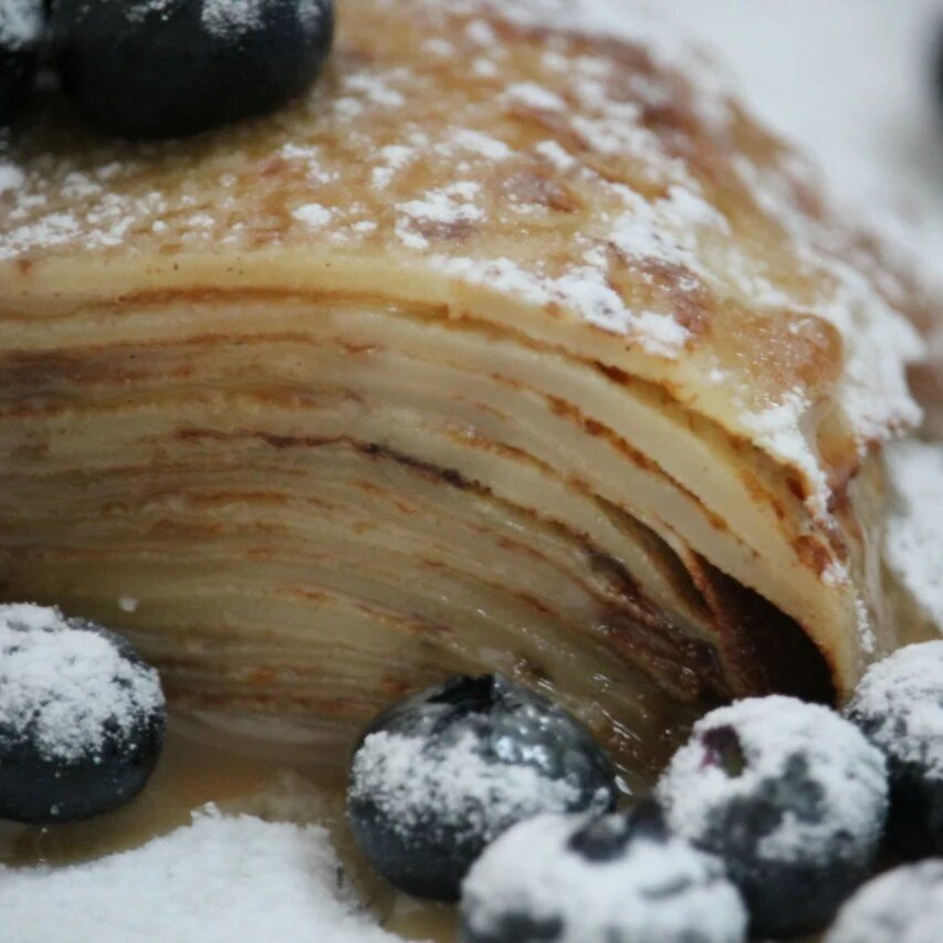 Блины с карамелью, что может быть проще и вкуснее?