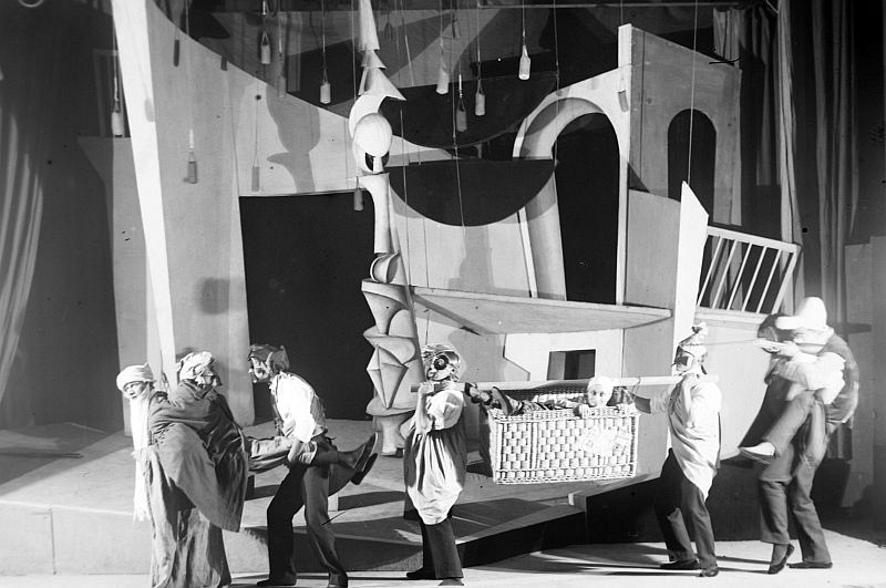 Сцена из постановки "Принцесса Турандот" 1922 года