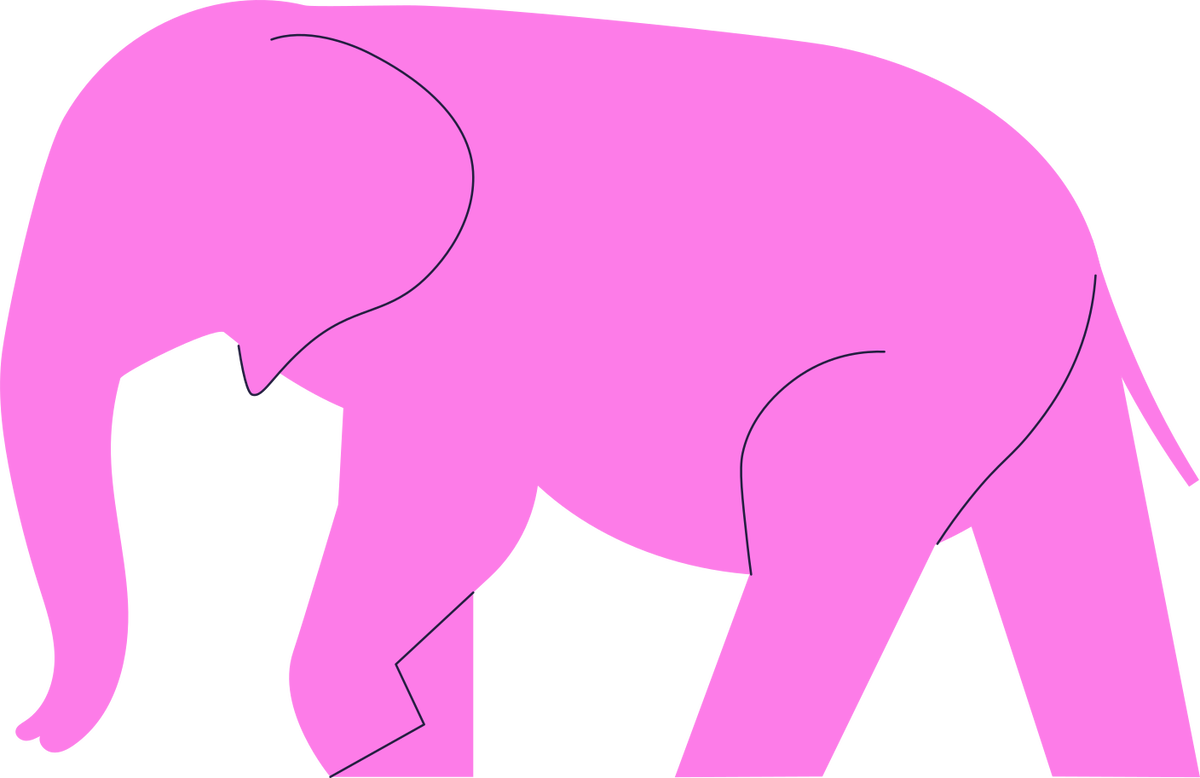 Розовый слон
