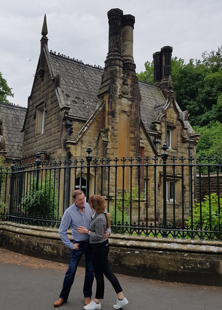 По дороге в Йоркшир.