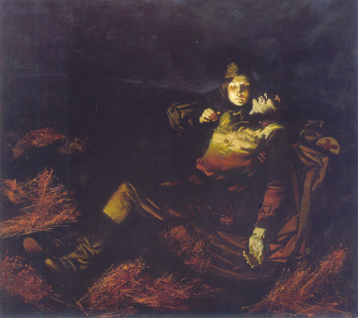 Александр Новосёлов. "Темная ночь" 171,5х190 х.м. 2007г