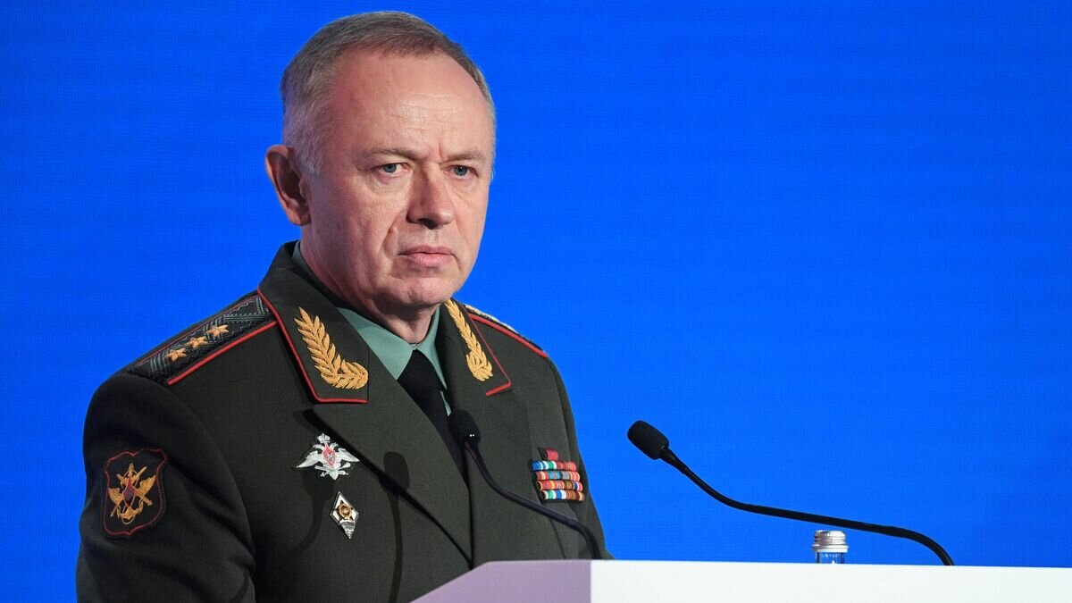    Заместитель Министра обороны РФ Александр Фомин на VII Московской конференции по международной безопасности. 4 апреля 2018© РИА Новости / Григорий Сысоев