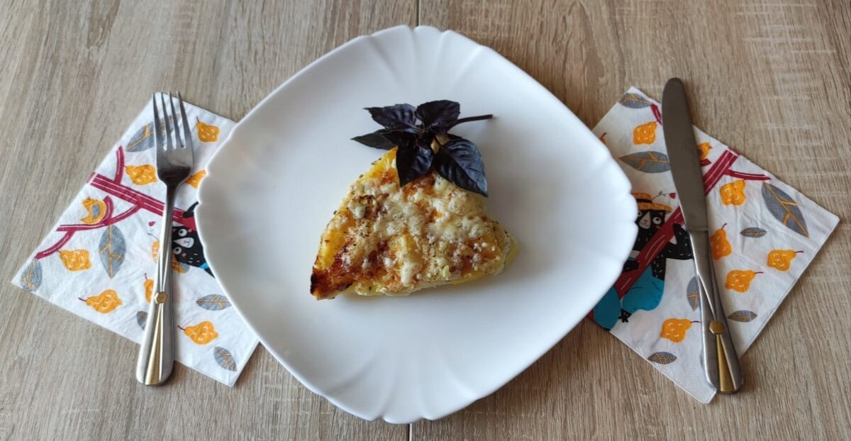 Картофельный гратен с сыром, по-французски