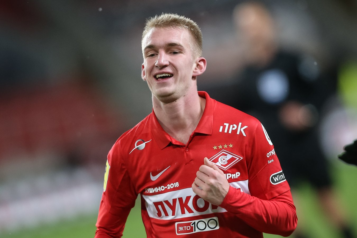 Молодой защитник московского "Спартака" Даниил Денисов. Фото из интернета.