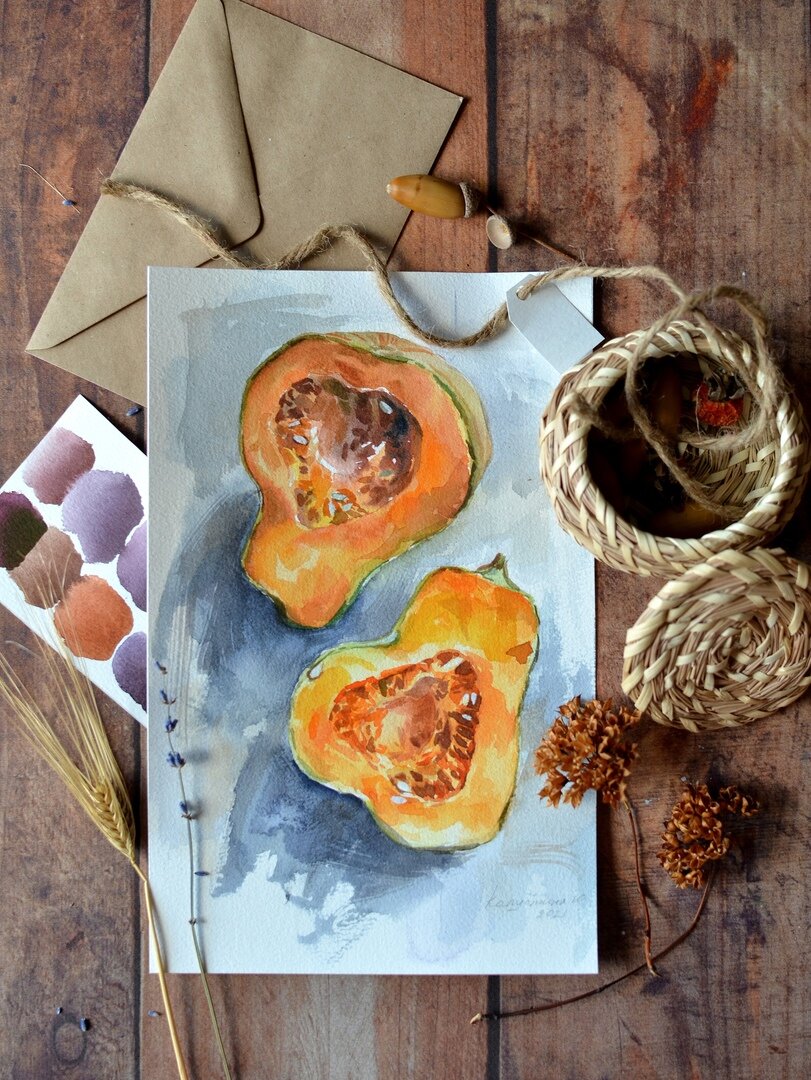                                         Работа художника школы Юлии Капустиной