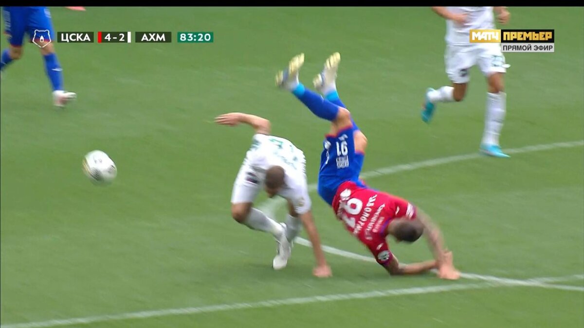 Тот самый момент падения Антона.