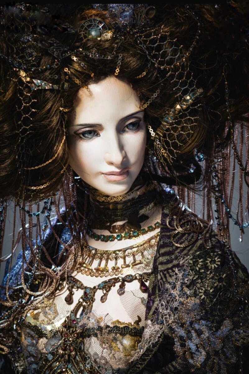 Авторские куклы Александры Худяковой (фотографии собраны на просторах интернета)