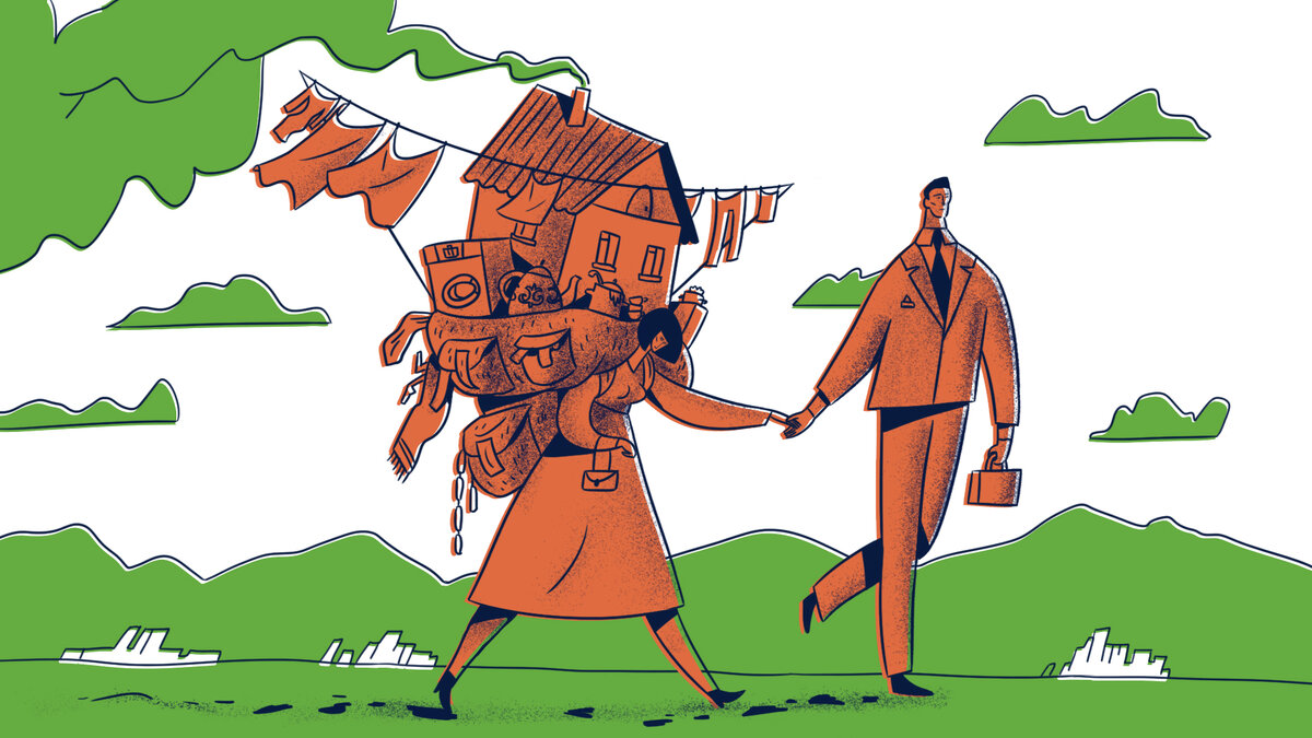 Женщина всегда должна. Вообще всем