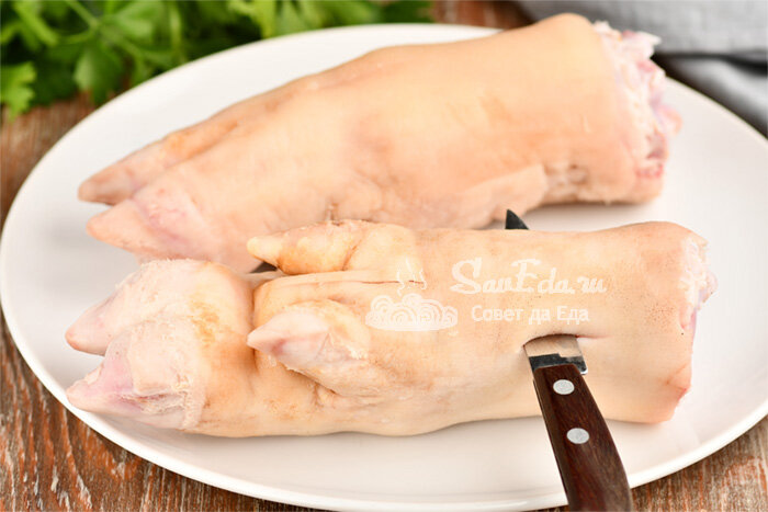 Рецепт свиные ножки запеченные в духовке!