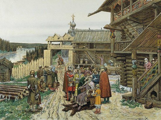     Аполлинарий Васнецов. Двор удельного князя