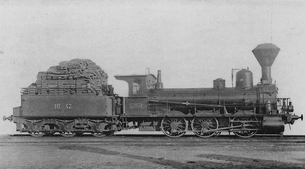 Товарный паровоз  типа 0-3-0 