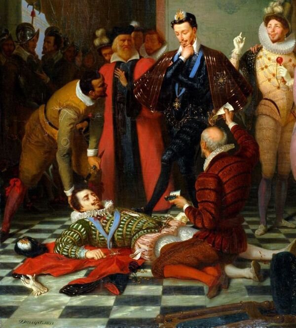 Ш. Дюрупт. Убийство Генриха Гиза.