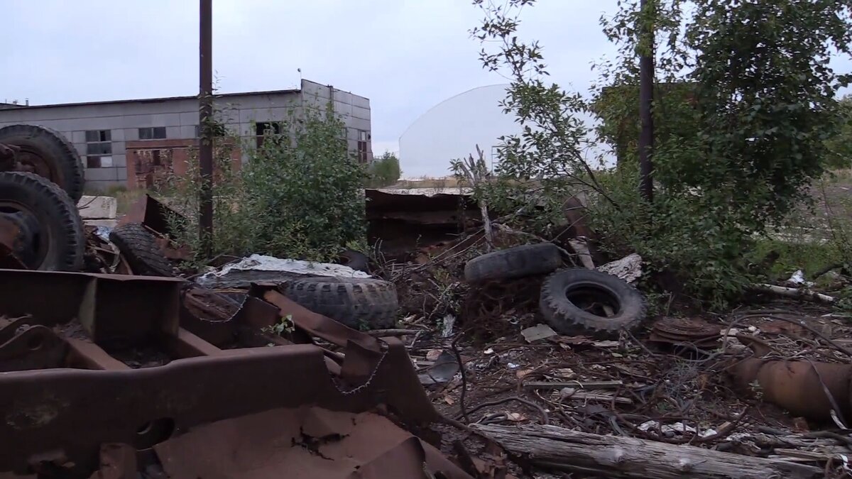Радиоактивная свалка около д. Большое Толбино, Московская область.