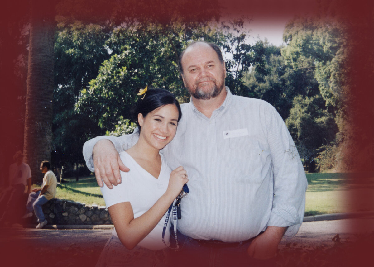 Меган и её папа Томас