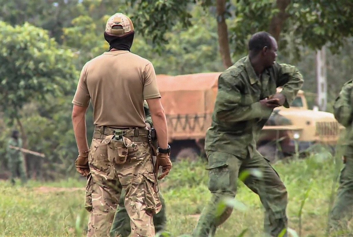 Российские военные инструкторы в ЦАР.