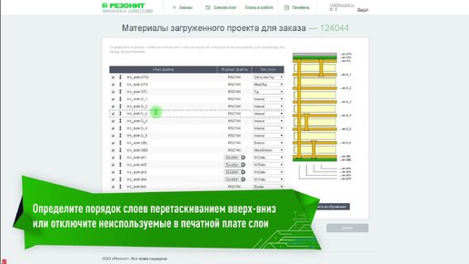 Новый сервис быстрого создания печатной платы - импорт гербер-файлов в Личном кабинете