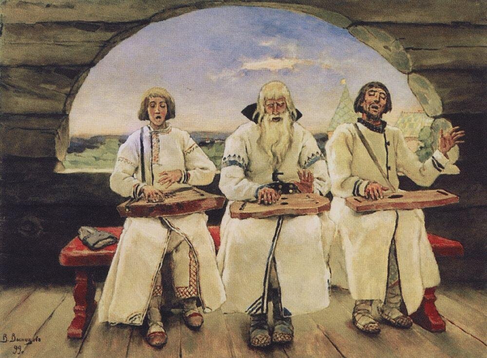 Виктор Михайлович Васнецов. Гусляры.