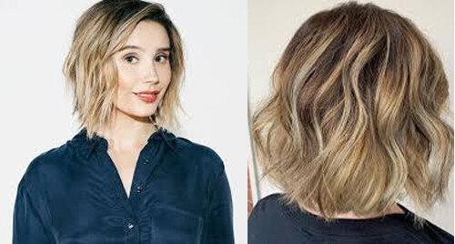 beach waves - волны, сделанные на утюг с подвитыми или прямыми концами 