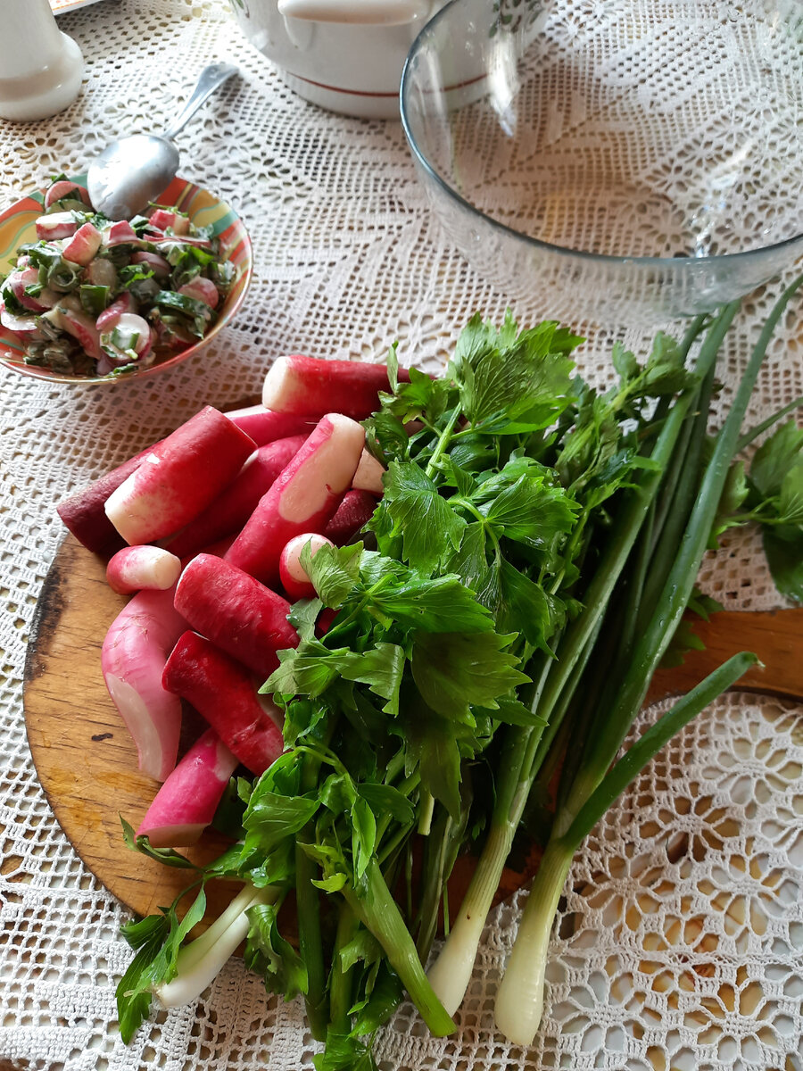 Первый урожай. Все фото в статье автора