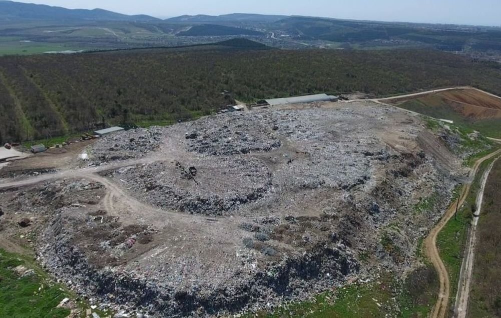 Первомайский полигон ТКО под Севастополем. Источник: relrus.ru