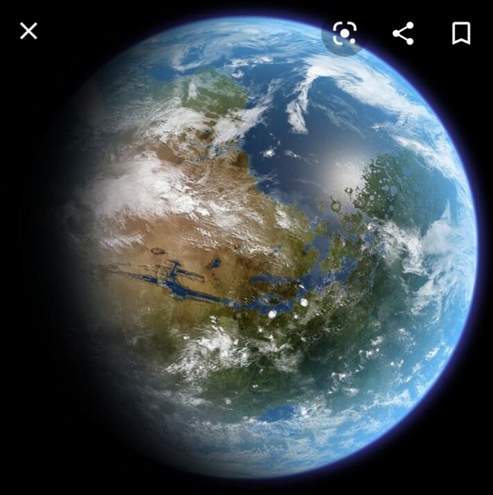 Марс после терраформирования. 